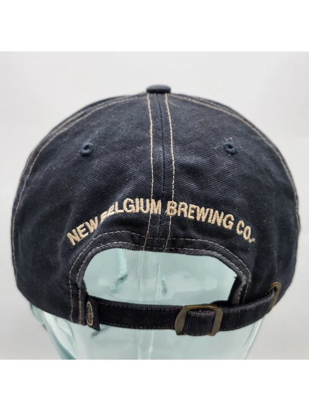 Fat Tire Amber Ale Embroidered Baseball Cap New Belgium Brewing Co Navy Blue